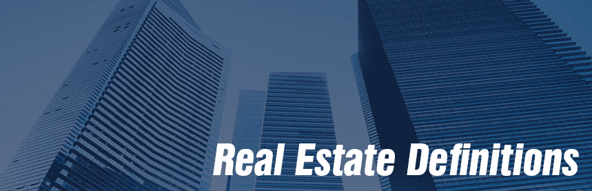 Real Estate Definitions