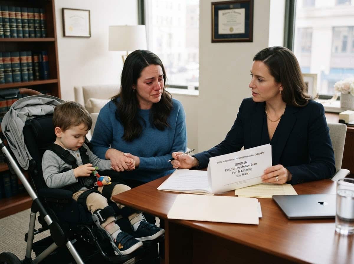 Compensation and damages available in a birth injury claim