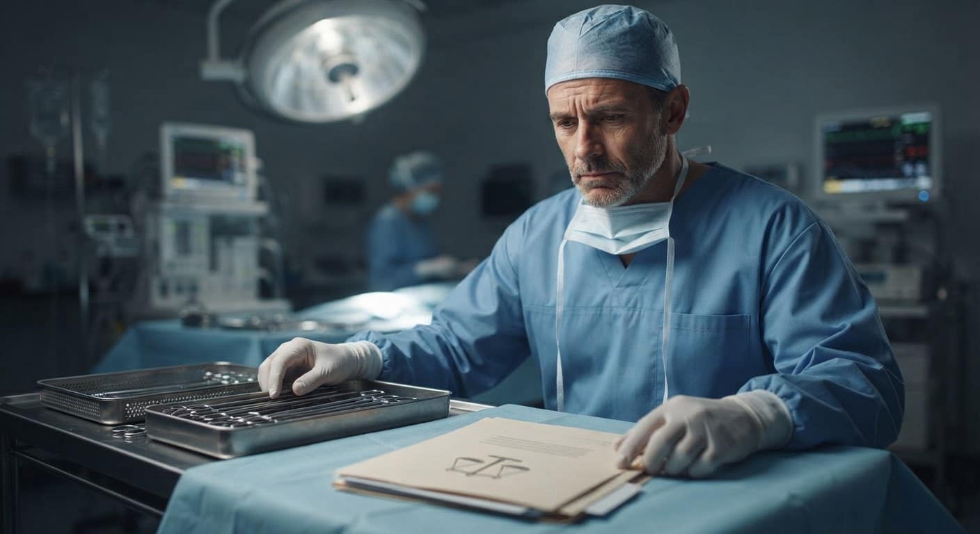 Risk versus negligence in a surgical error claim