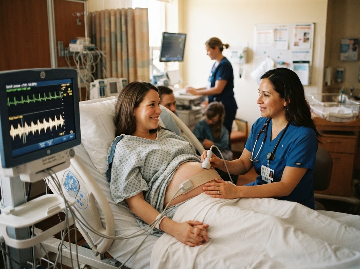 Obstetric care with two patients at once